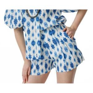 NEW LANHTROPY frida linen short in hamptons